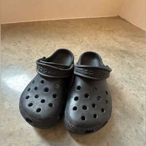 CROCS Kids Black Clogs